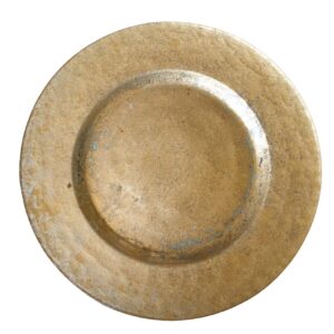 Bajo Plato Chapeado Oro