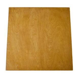 Bajo Plato Cuadrado Madera Claro