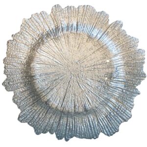 Bajo Plato Estrella Plateada