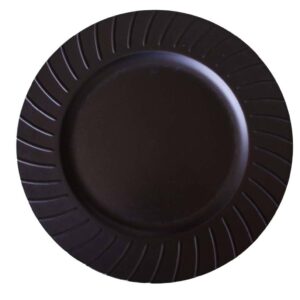 Bajo Plato Negro Matte