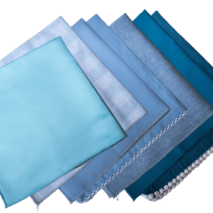 Servilletas en Tonalidades Azules