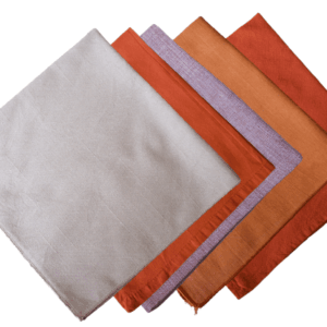 Servilletas en Tonalidades Terracota