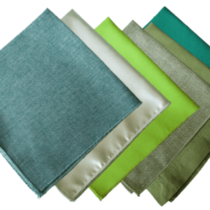 Servilletas en Tonalidades Verdes